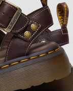 Gryphon Quad Grizzly Leather Sandals
