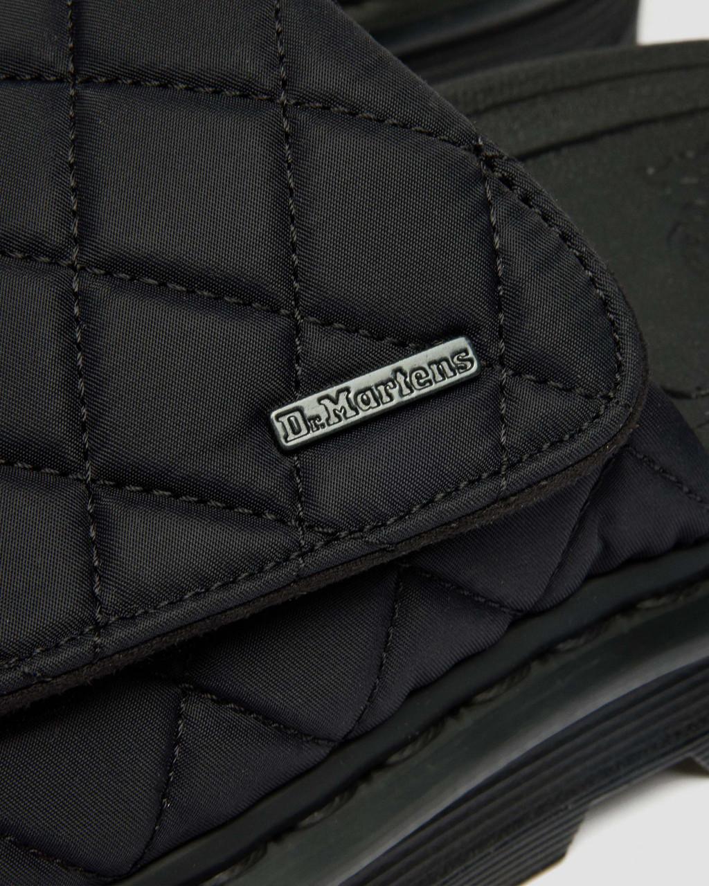 Zebzag Quilted Canvas Platform Slides