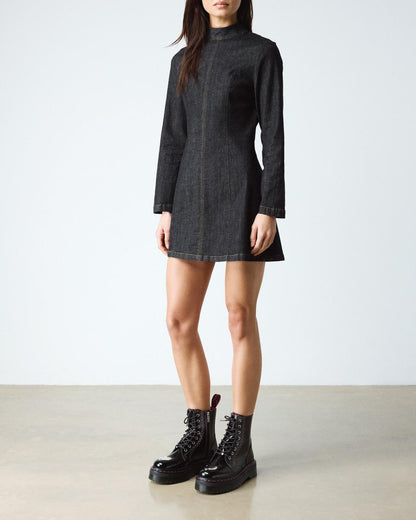 Jadon Distressed Patent Leather Platform Boots