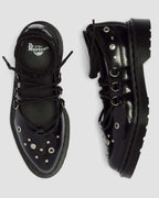 ELPHIE II STUDDED BUTTERO LEATHER BALLET FLATS