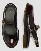 Madaline Mary Jane Rub Off Leather Sling Back Shoes