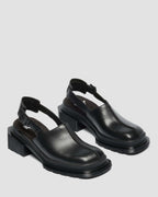 Maybole Square Toe Leather Mules