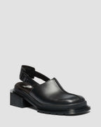 Maybole Square Toe Leather Mules