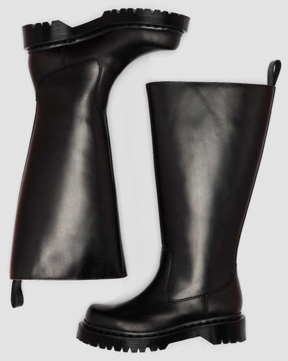 Rejena Hi Old Harness Leather Boots