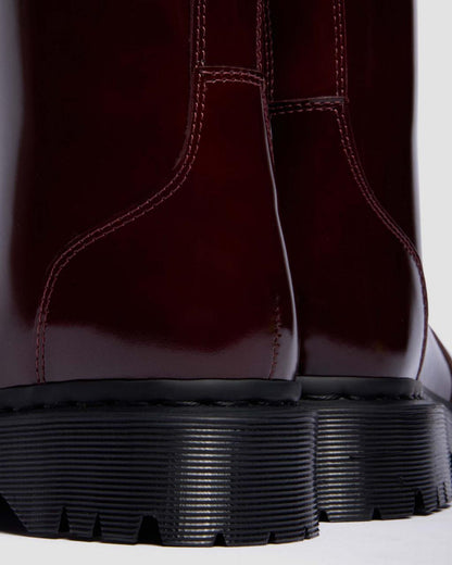 Rejena Laquered Leather Boots