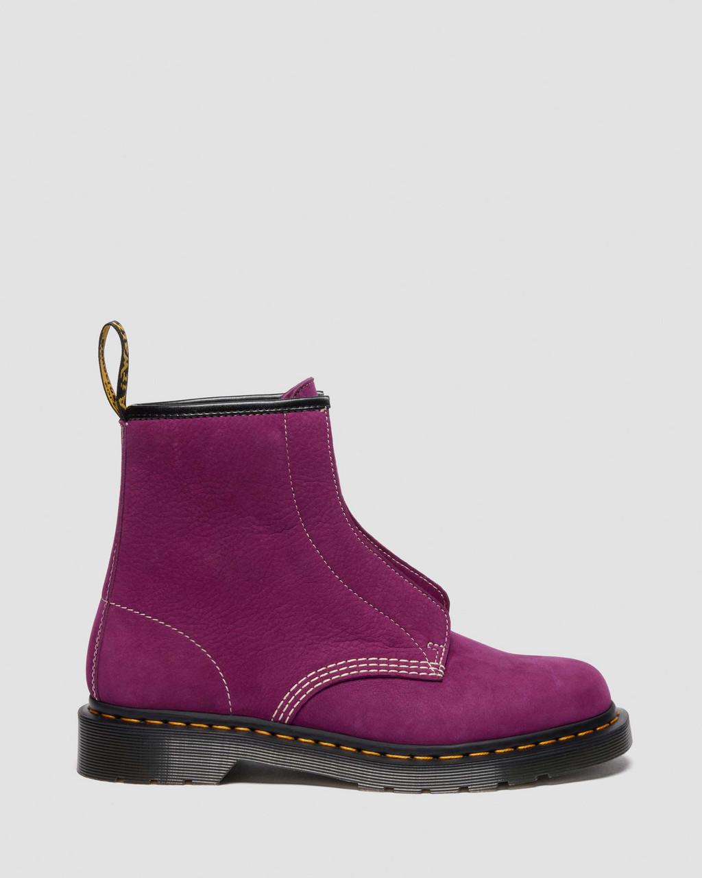 1460 LACELESS NUBUCK SLIP ON BOOTS