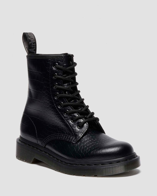 1460 Croc Emboss Leather Boots