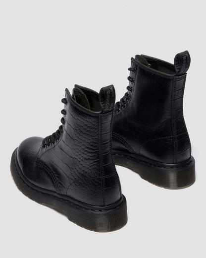1460 Croc Emboss Leather Boots