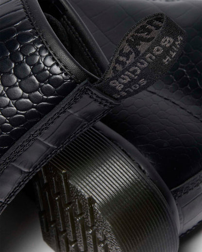 1460 Croc Emboss Leather Boots