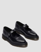 Elphie Mary Jane Emboss Leather Shoes