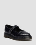 Elphie Mary Jane Emboss Leather Shoes