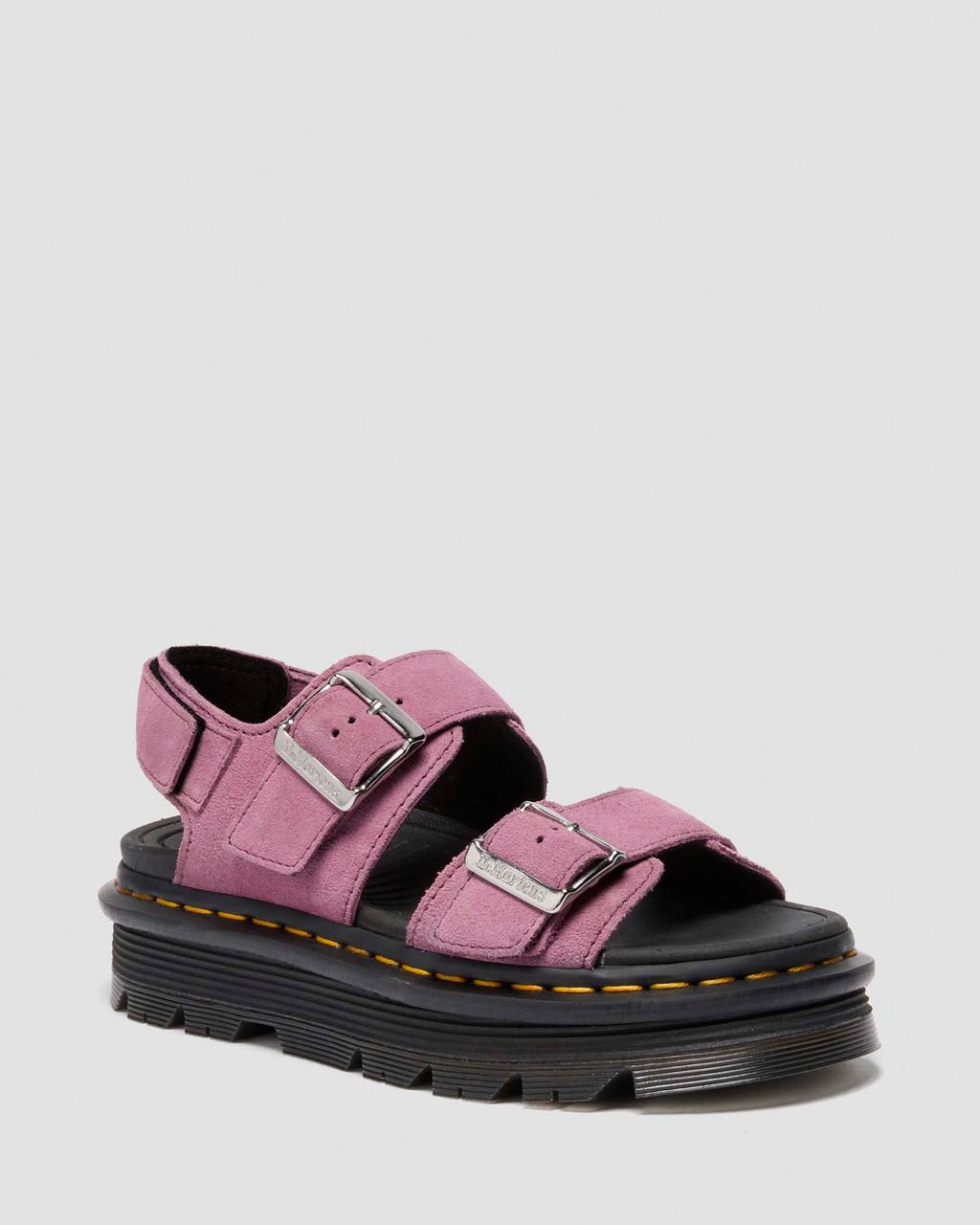 Zebzag Suede Sandals
