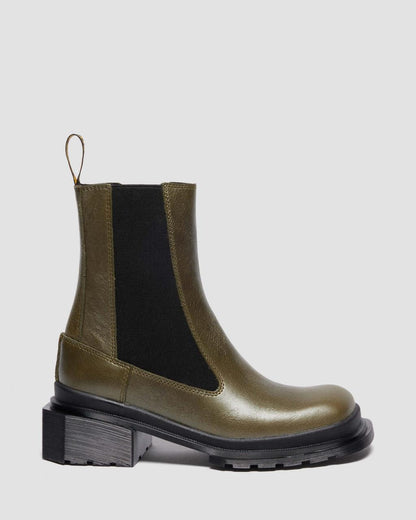 Maybole Chelsea Square Toe Leather Boots