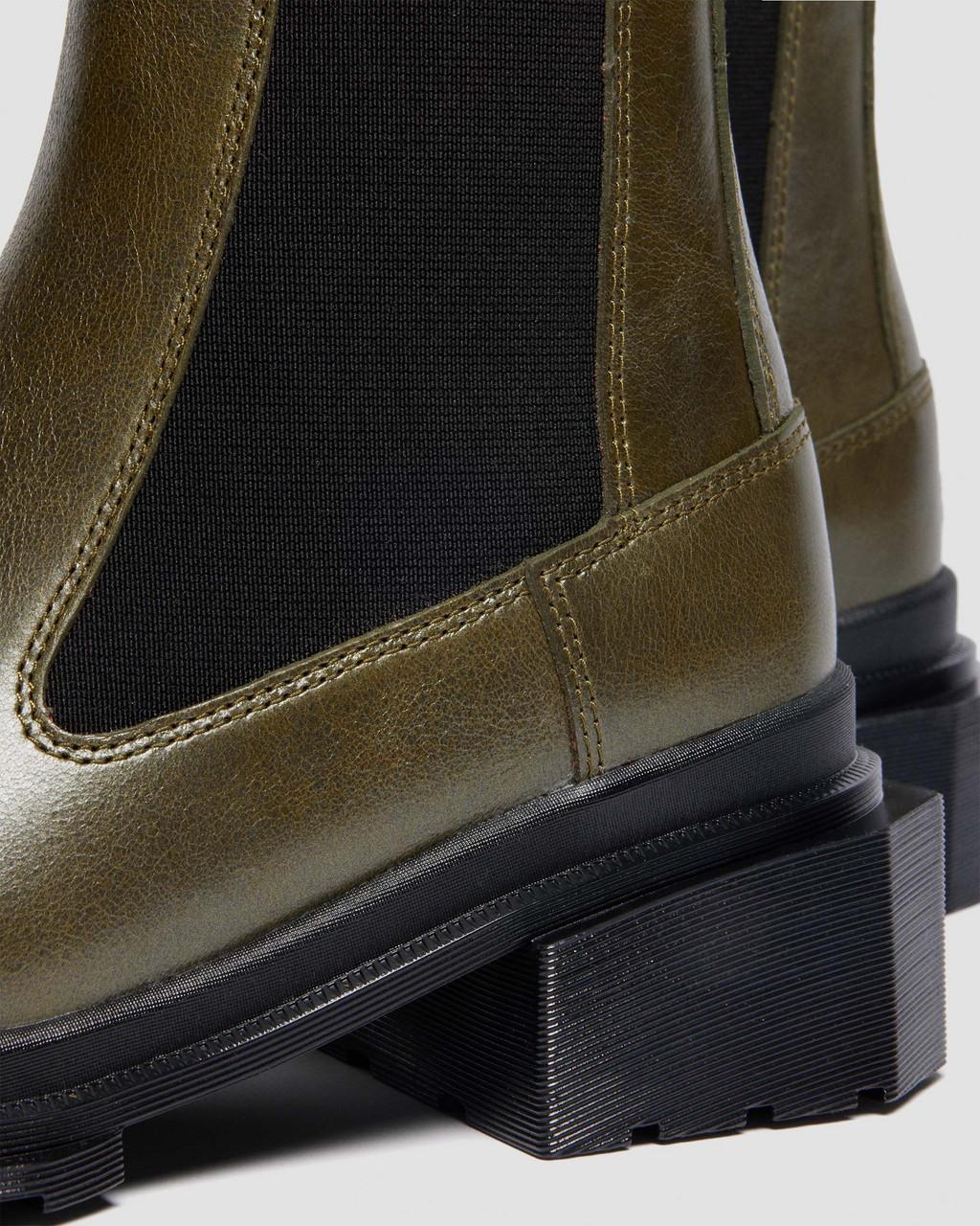 Maybole Chelsea Square Toe Leather Boots