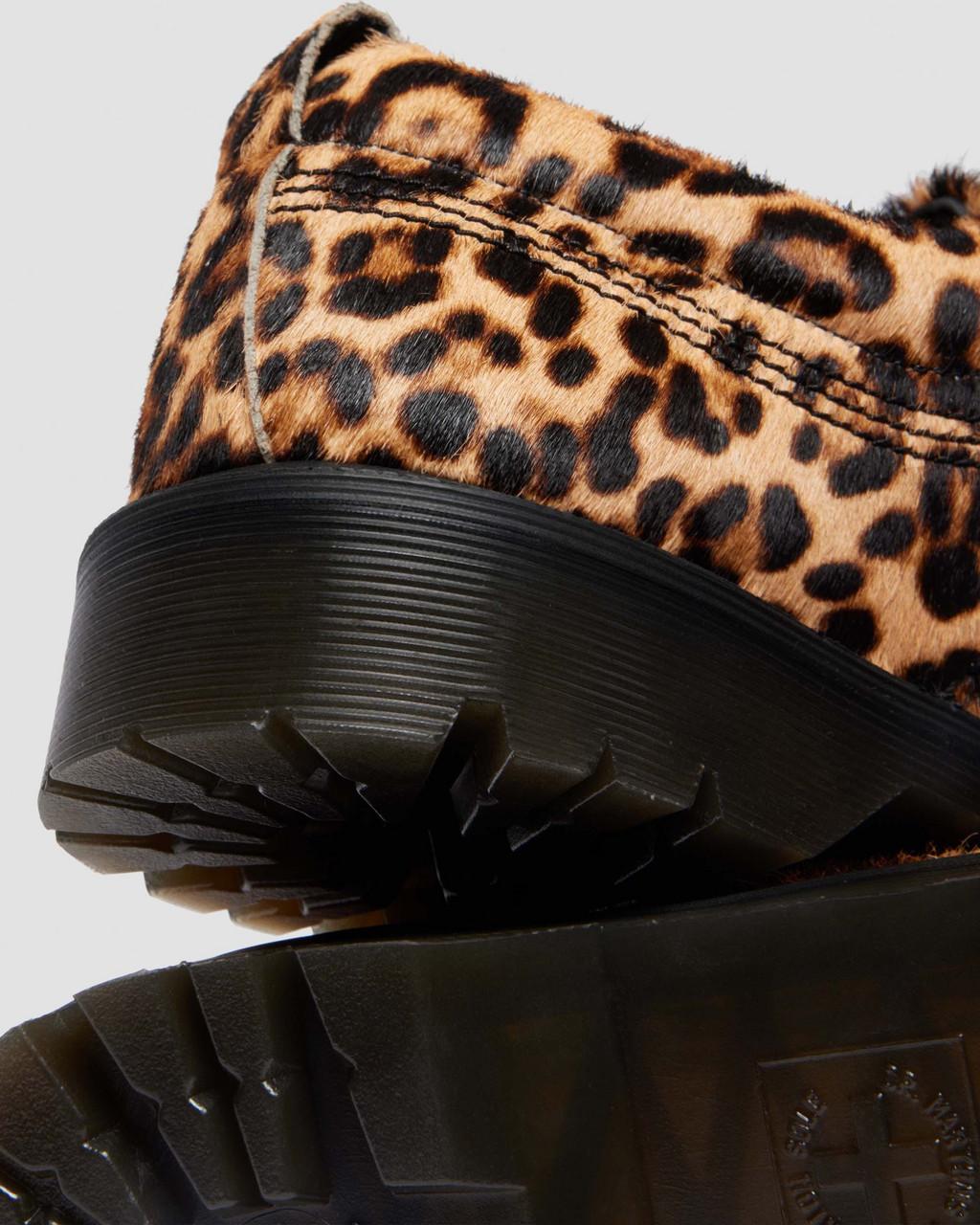 LOWELL LEOPARD PRINT MOC TOE SHOES