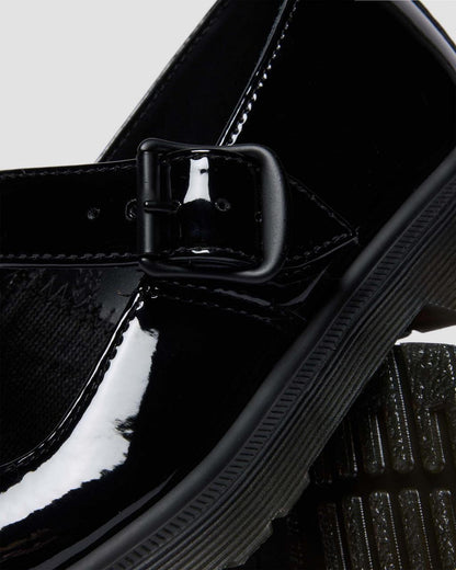 Mariel II Patent Leather Buckle Strap Shoes
