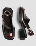 Maybole Square Toe Rub Off Leather Mules