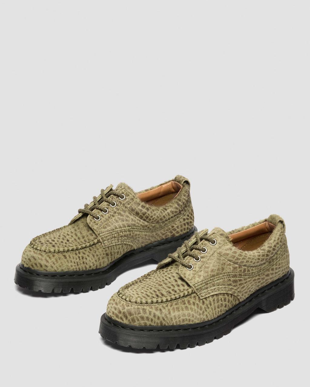 Lowell Hair On Leather Moc Toe Shoes