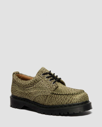 Lowell Hair On Leather Moc Toe Shoes