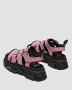 Mattison Three Strap Soft Patent Leather Sandals