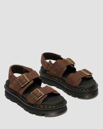 Zebzag Nubuck Platform Sandals