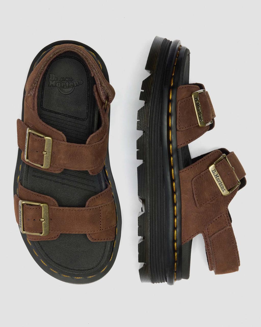Zebzag Nubuck Platform Sandals