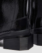 Maybole Hi Square Toe Patent Chelsea Boots