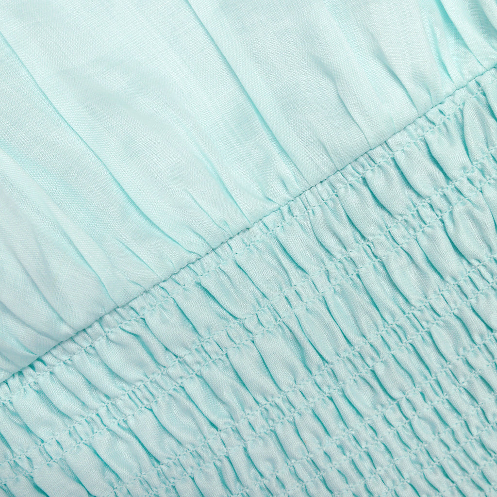 Mint Ramie Midi Dress