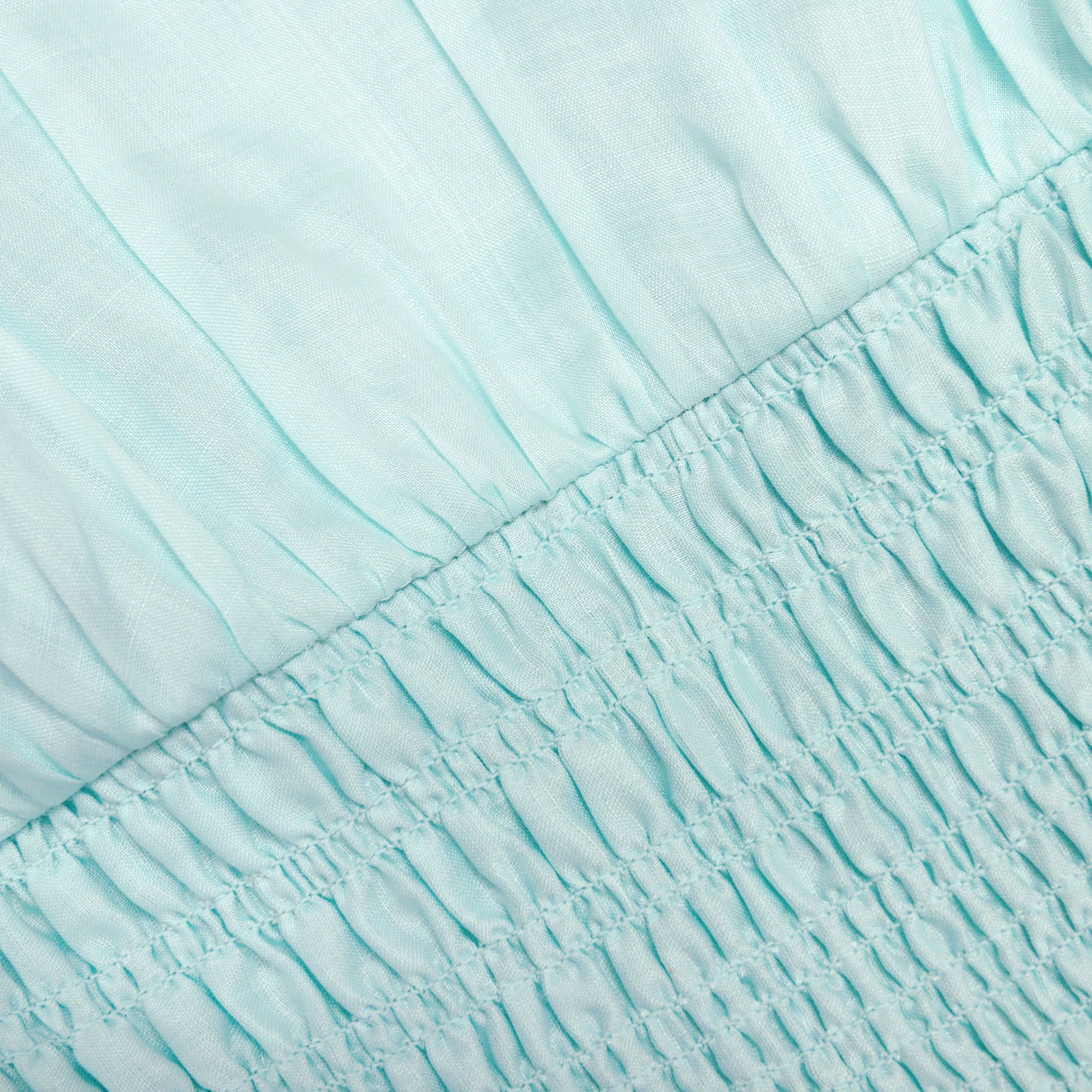 Mint Ramie Midi Dress
