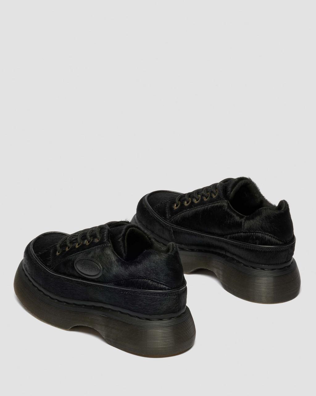 Buzz 5-Eye Hair On Leather Shoes