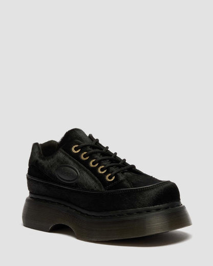 Buzz 5-Eye Hair On Leather Shoes