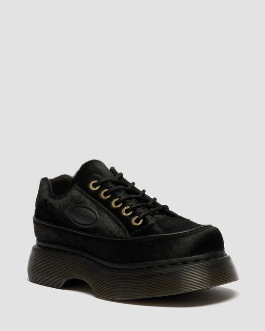 Buzz 5-Eye Hair On Leather Shoes
