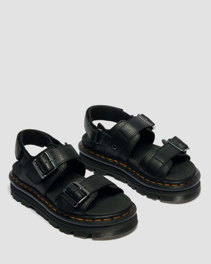 Zebzag Pisa Leather Platform Sandals