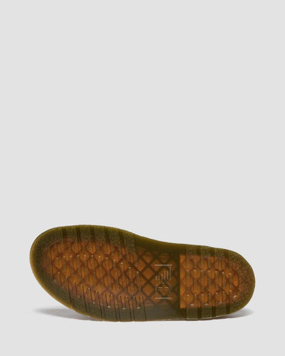 Josef Slide Grizzly Leather Sandals