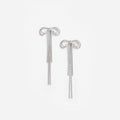 Double Crystal Bow Earrings