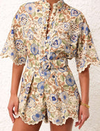 Junie Embroidered Short