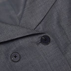 Grey Wool Tailored Top