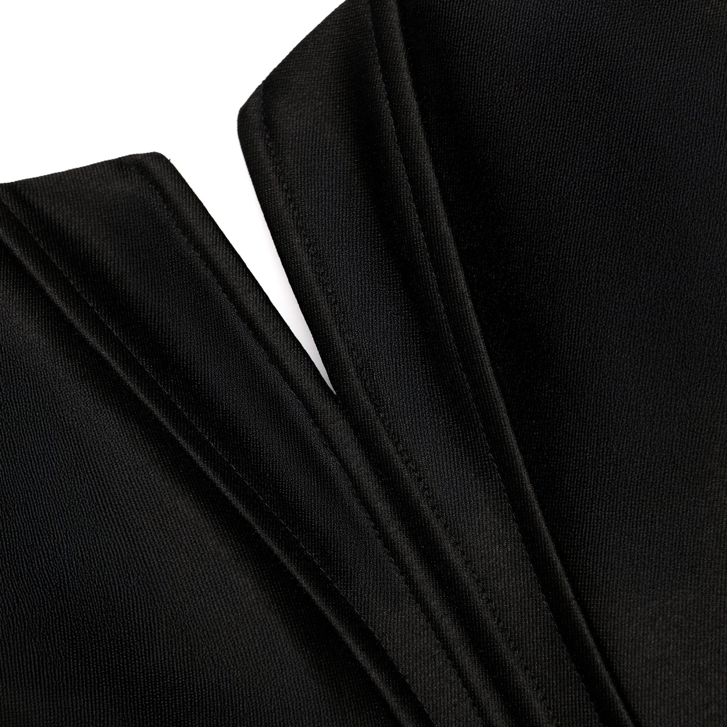 Black Taffeta Corset Top