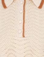 Junie Textured Knit Polo