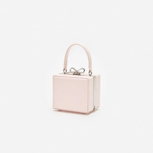 Pink Leather Micro Bag