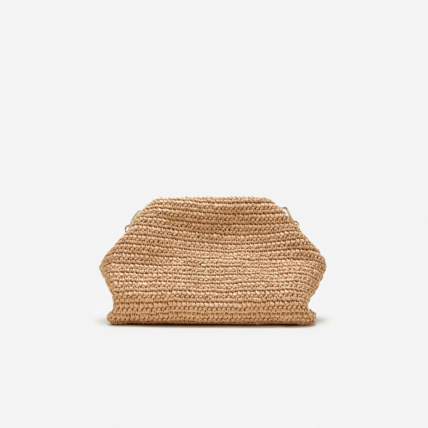 Raffia Charm Shoulder Bag