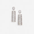 Multi Crystal Droplet Earrings