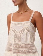 Halliday Lace Trim Short Dress