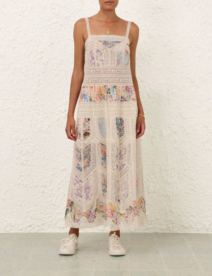 Halliday Lace Trim Slip Dress