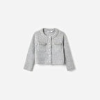Grey Knit Cardigan