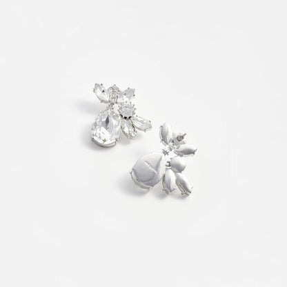 Multi Crystal Cluster Earrings