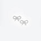 Mini Bow Crystal Earrings