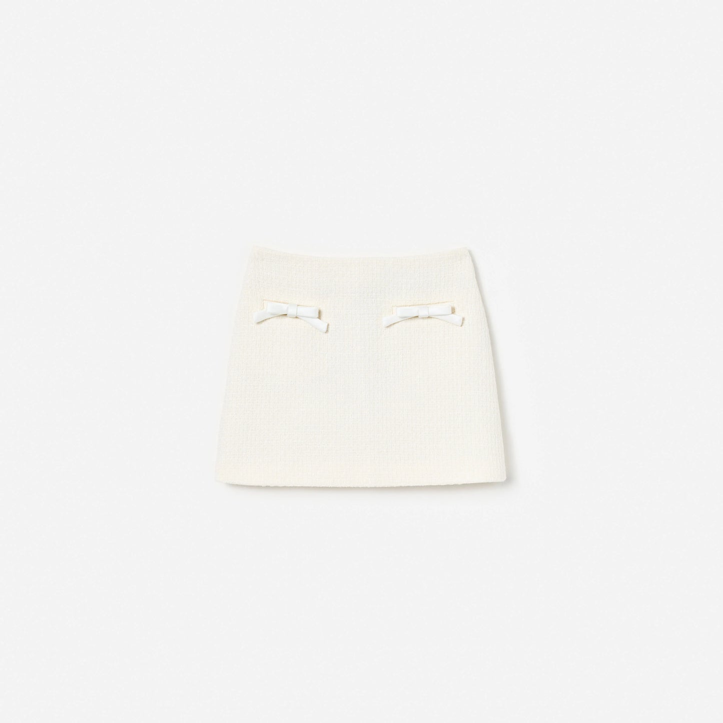 Cream Boucle Skirt
