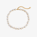Gold Heart Crystal Necklace