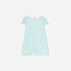 Mint Lace Collared Dress